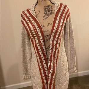 Hooded Sweater Cardigan